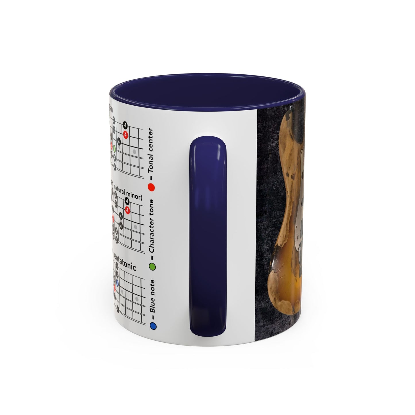 Mode Scales Coffee Mug - For Guitarist