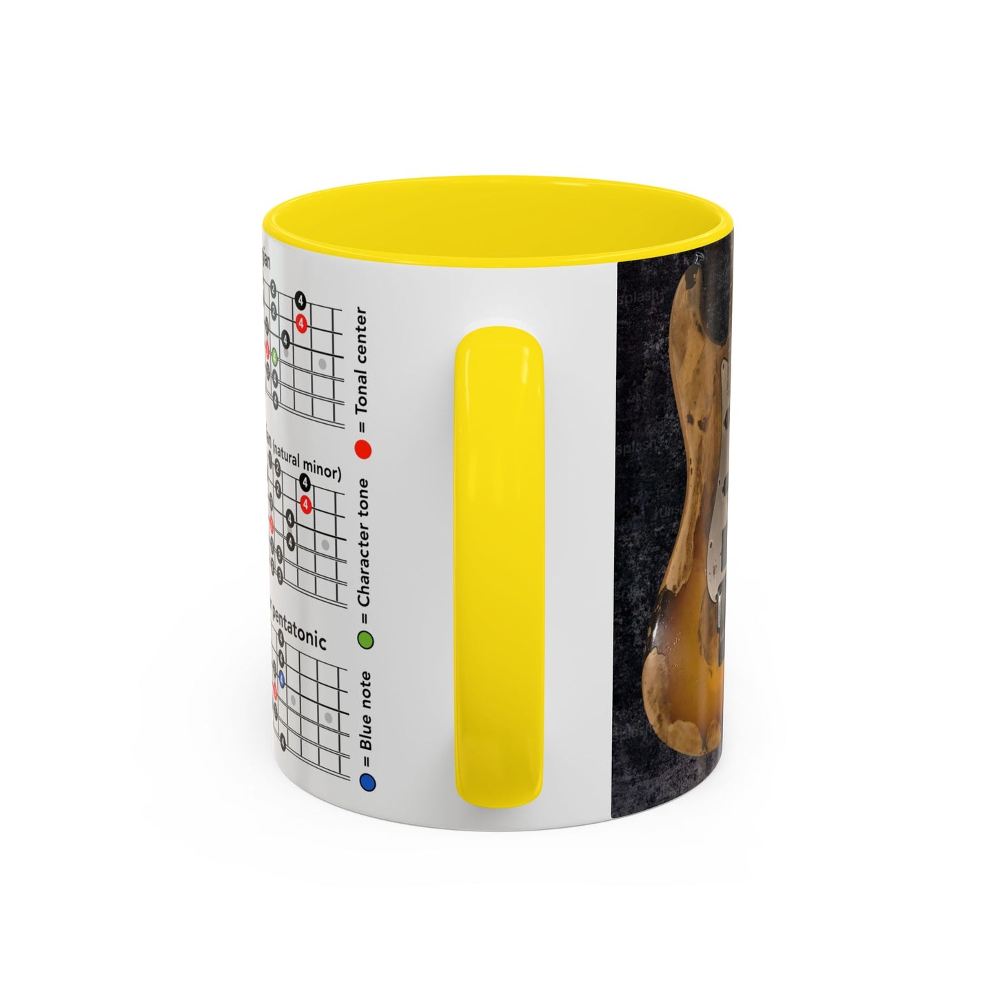 Mode Scales Coffee Mug - For Guitarist