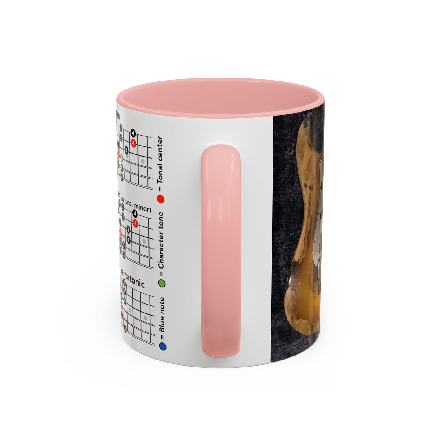 Mode Scales Coffee Mug - For Guitarist