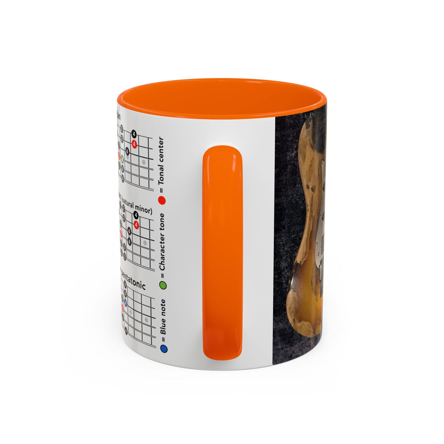 Mode Scales Coffee Mug - For Guitarist
