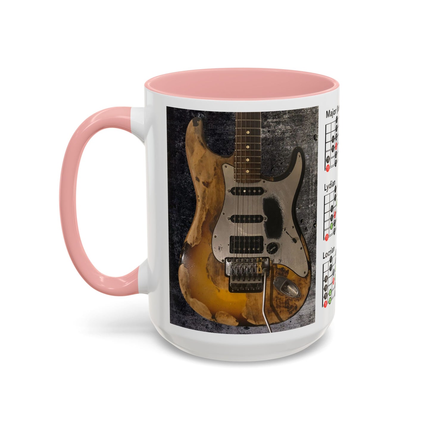 Mode Scales Coffee Mug - For Guitarist