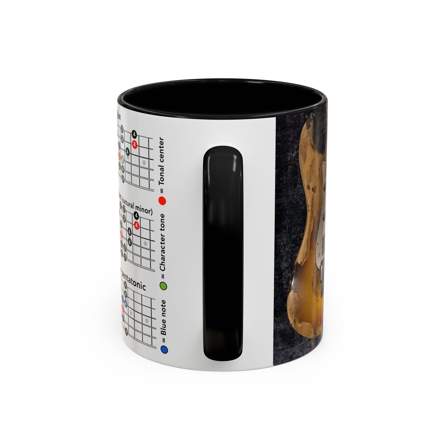 Mode Scales Coffee Mug - For Guitarist