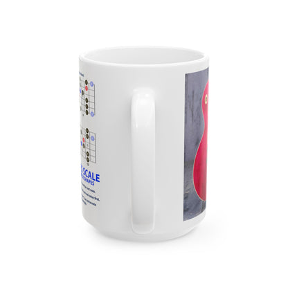 Guitar Mug with Blues Scale