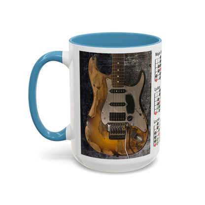 Mode Scales Coffee Mug - For Guitarist
