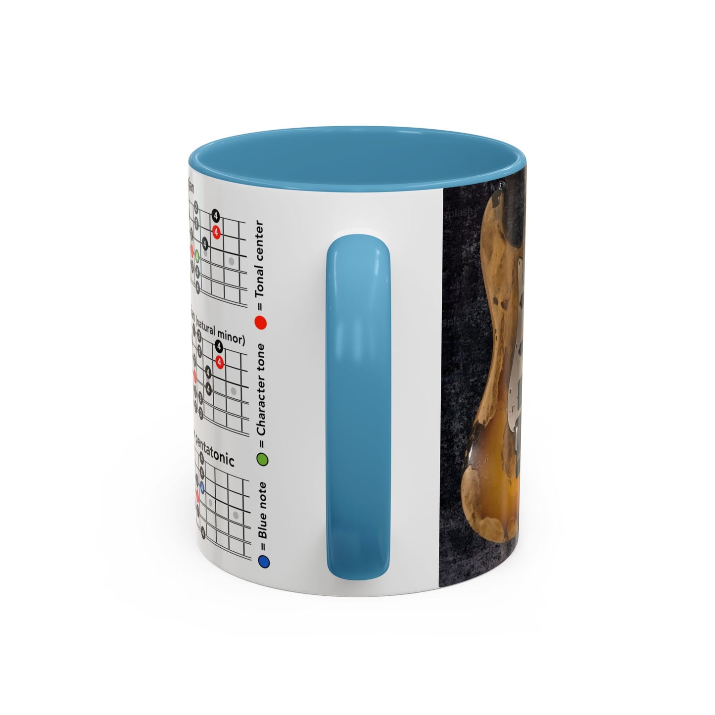 Mode Scales Coffee Mug - For Guitarist