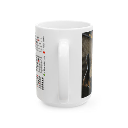 Guitar Mug with Mode Scales