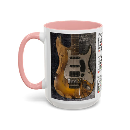 Mode Scales Coffee Mug - For Guitarist