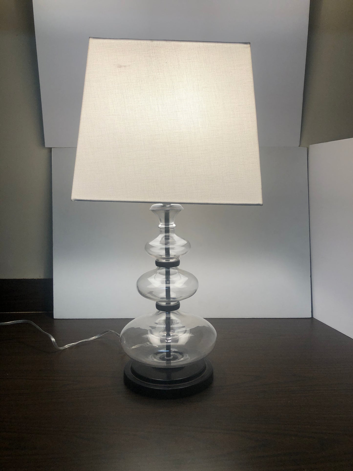 Vintage Unique Glass Lamp
