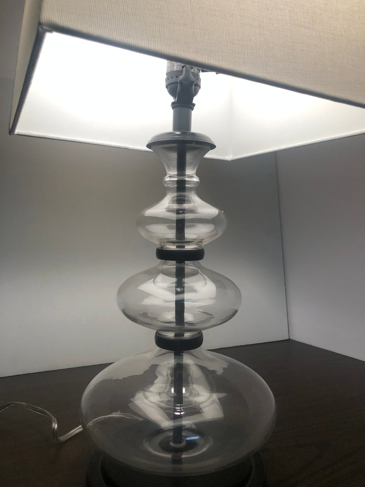 Vintage Unique Glass Lamp