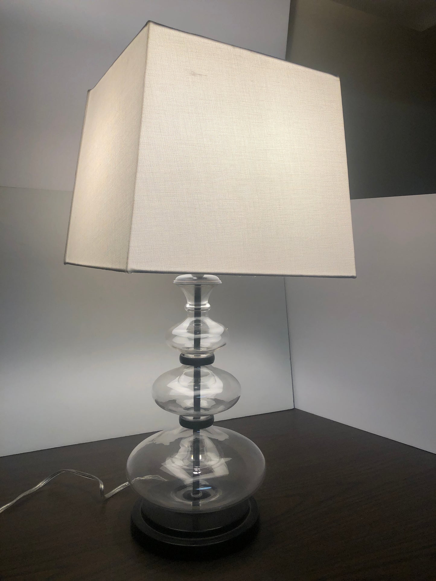Vintage Unique Glass Lamp
