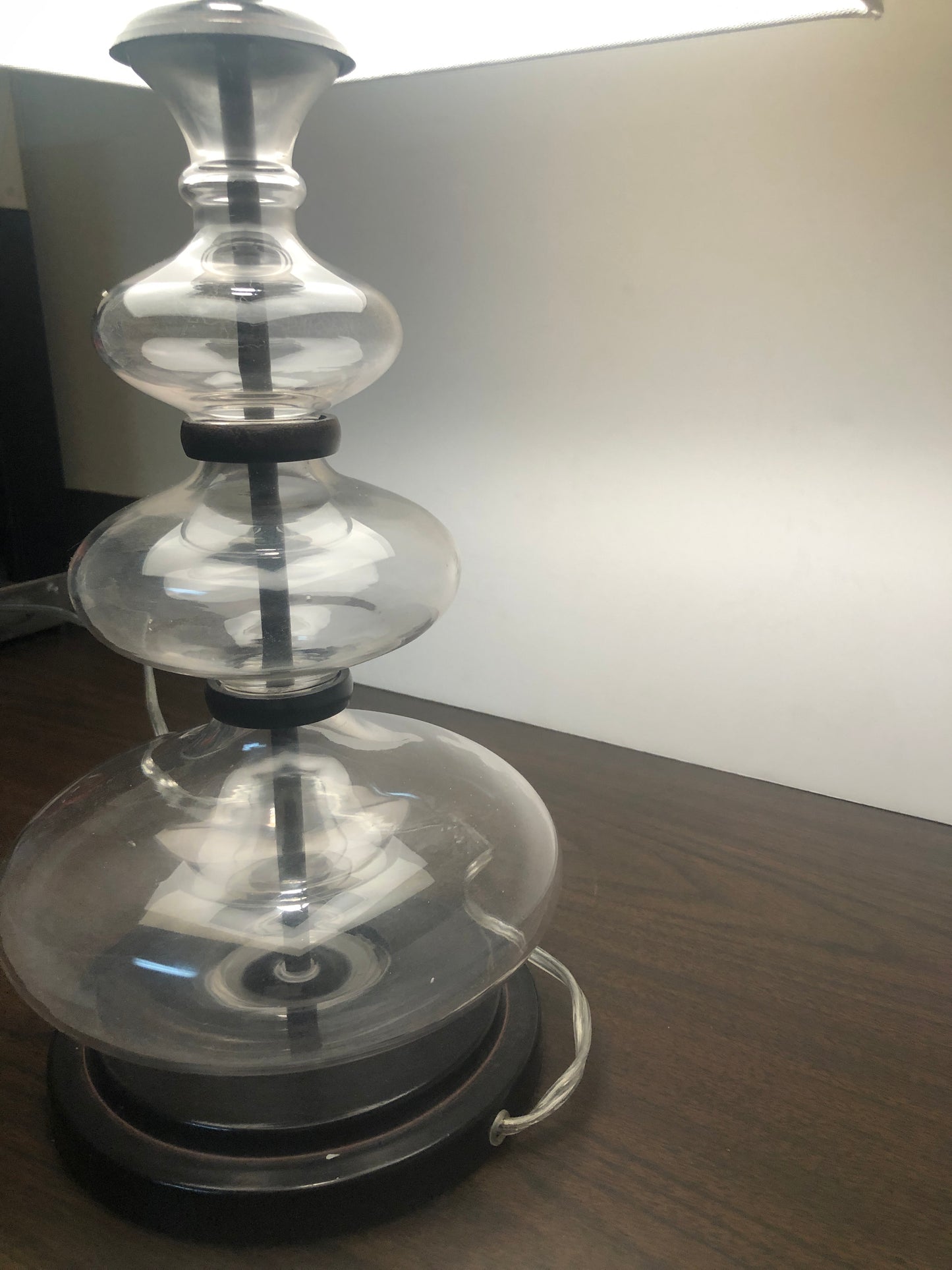 Vintage Unique Glass Lamp