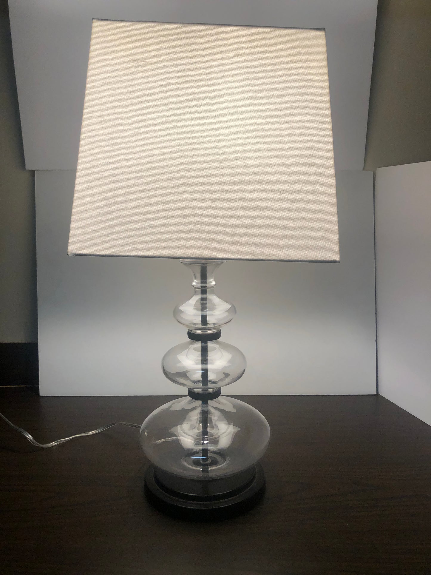 Vintage Unique Glass Lamp