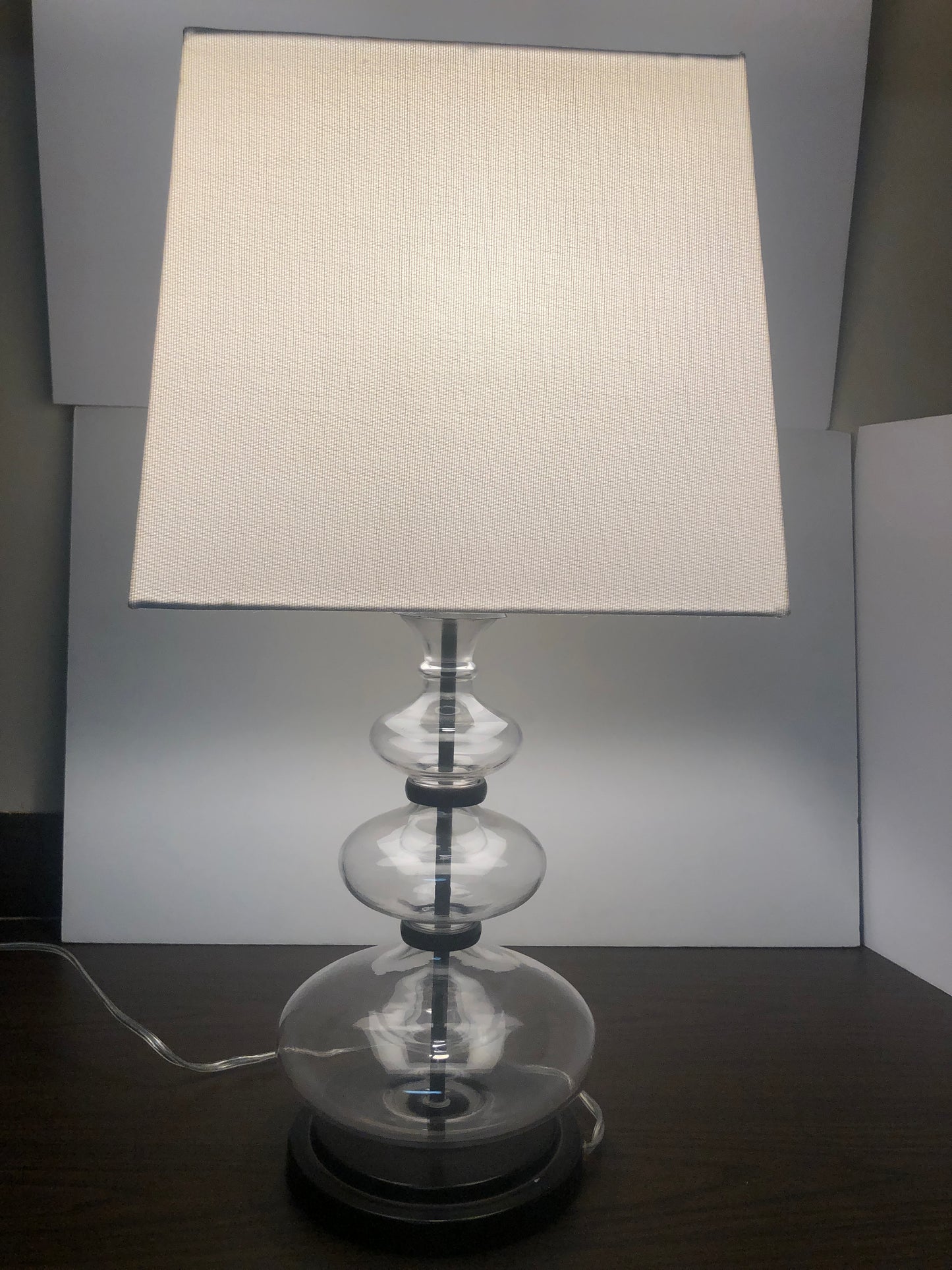 Vintage Unique Glass Lamp