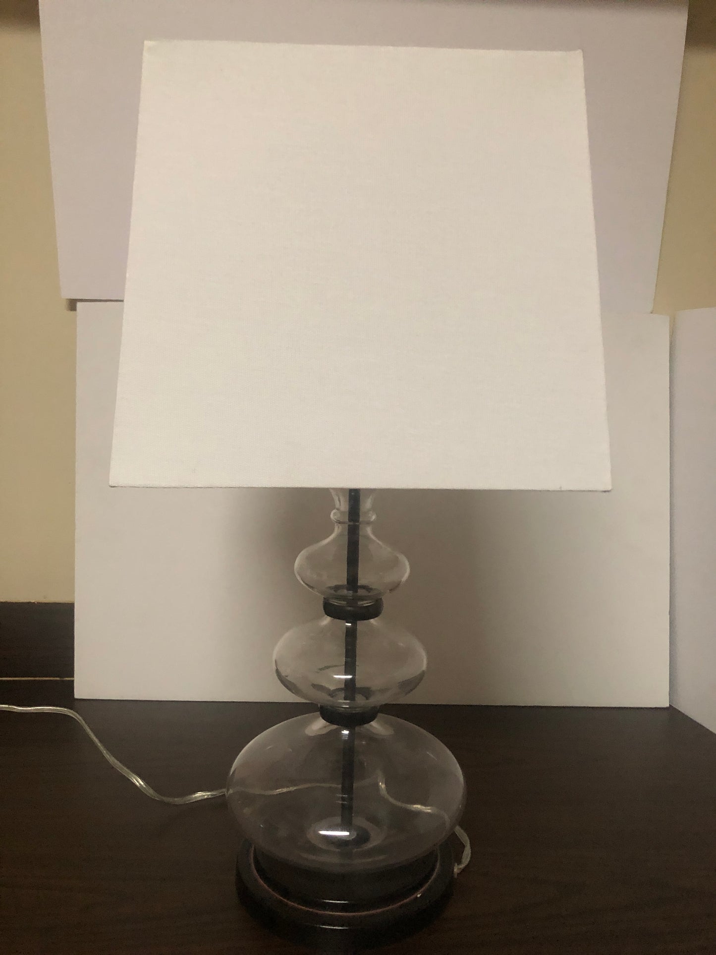 Vintage Unique Glass Lamp