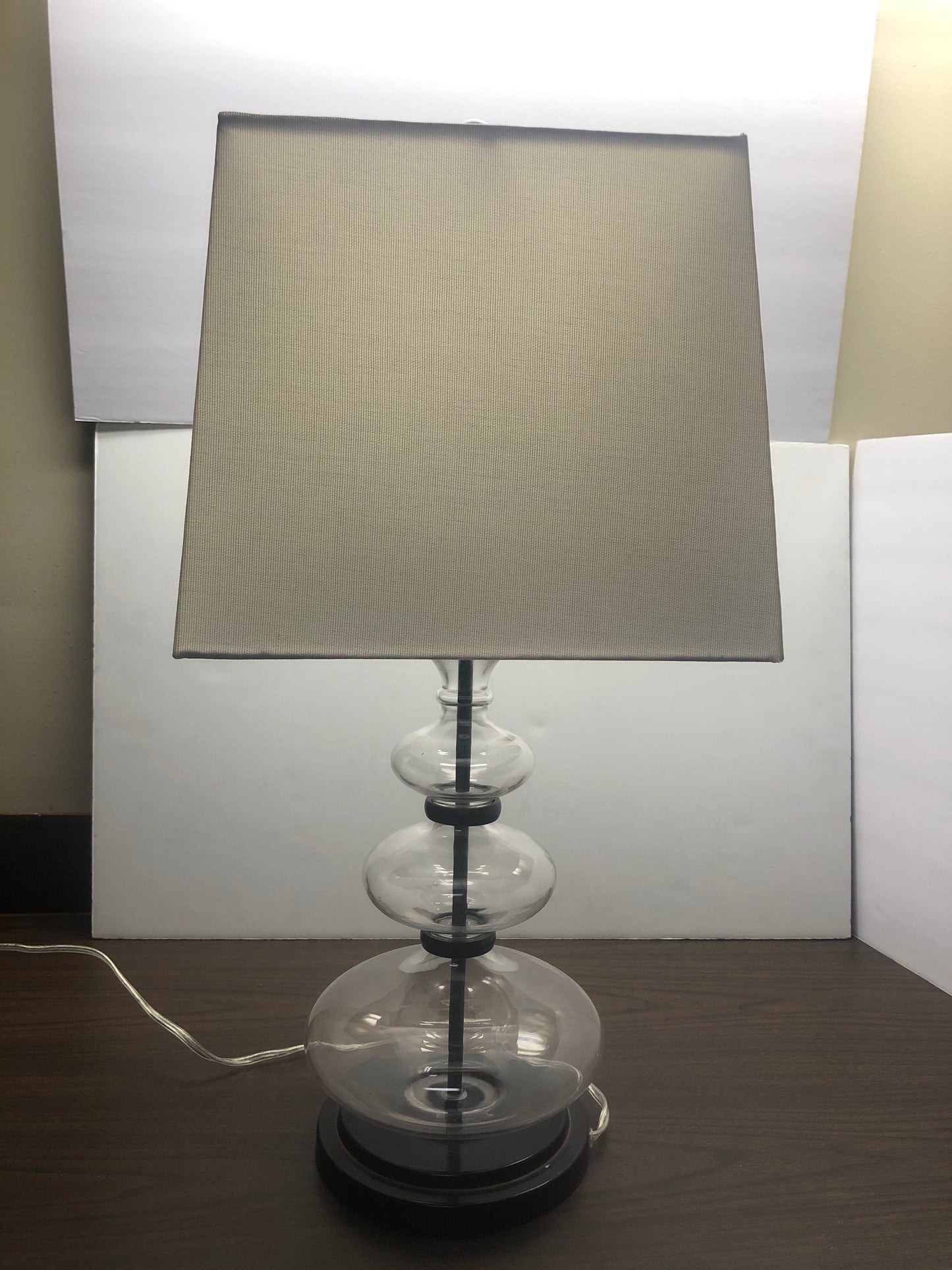 Vintage Unique Glass Lamp