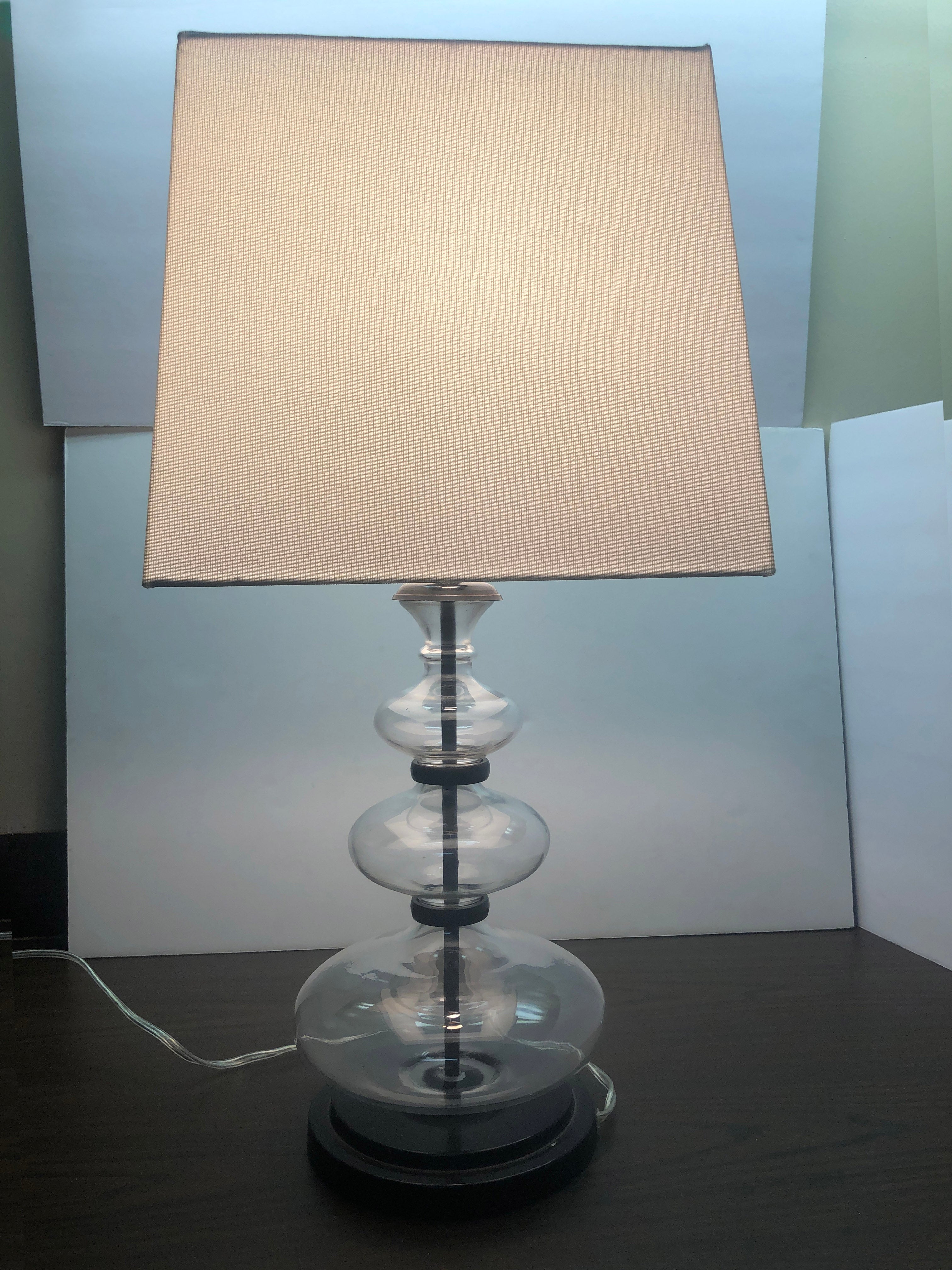 Vintage Unique Glass Lamp