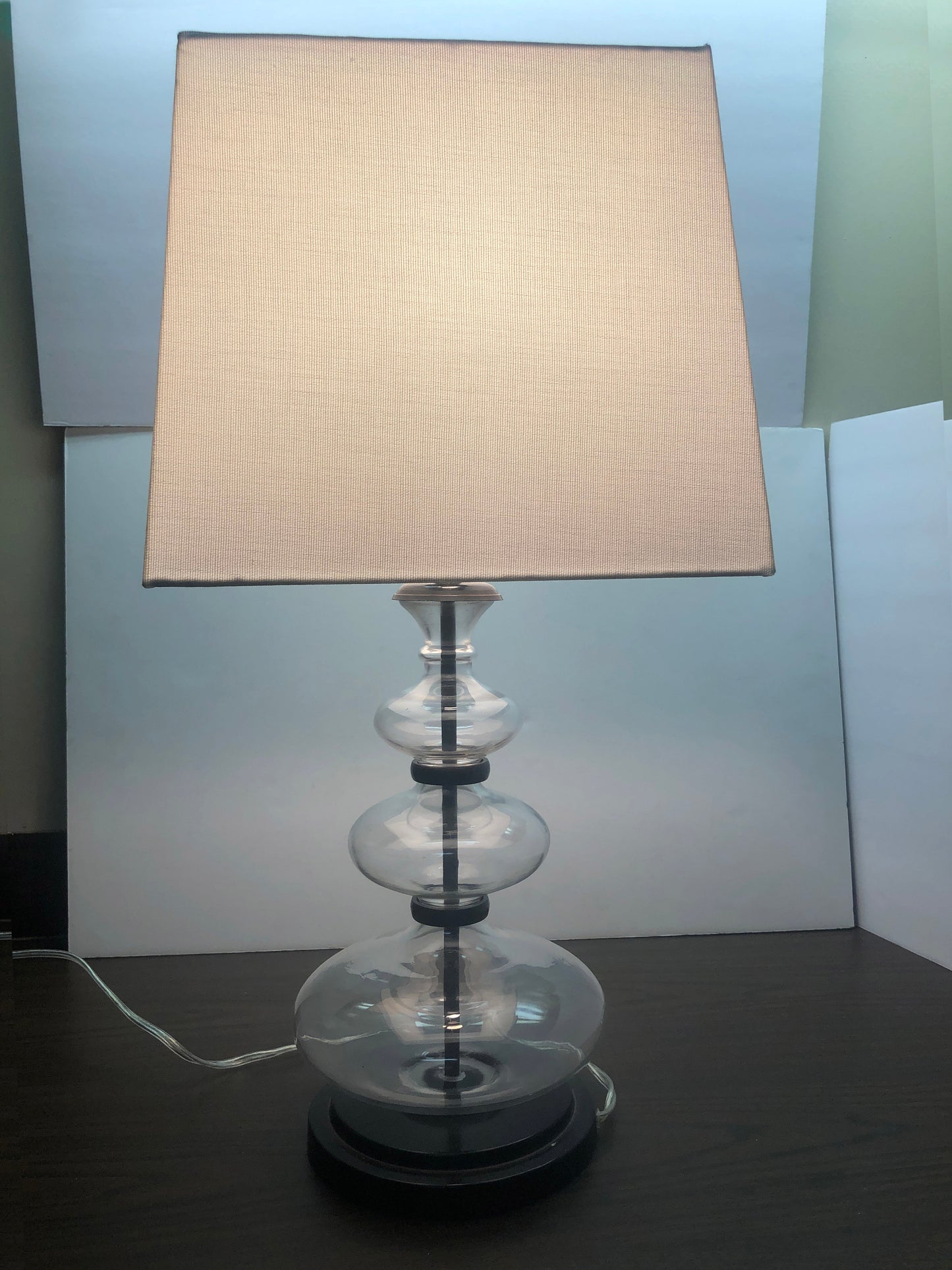 Vintage Unique Glass Lamp