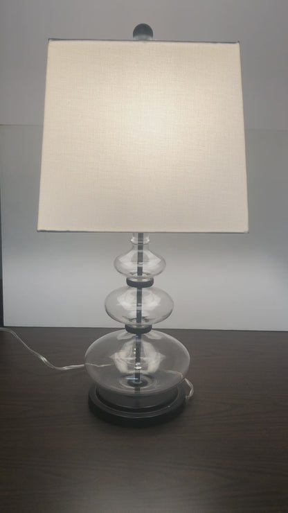 Vintage Unique Glass Lamp