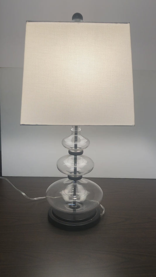 Vintage Unique Glass Lamp